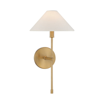 Avon Wall Light in Warm Brass.