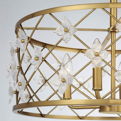 Bailey Convertible Semi Flush Mount Ceiling Light in Detail.