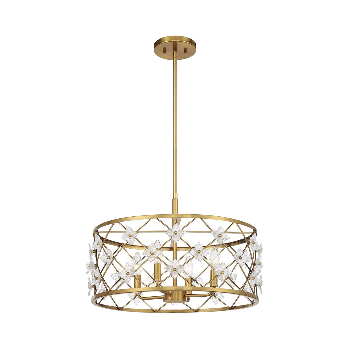 Bailey Convertible Semi Flush Mount Ceiling Light in Detail.