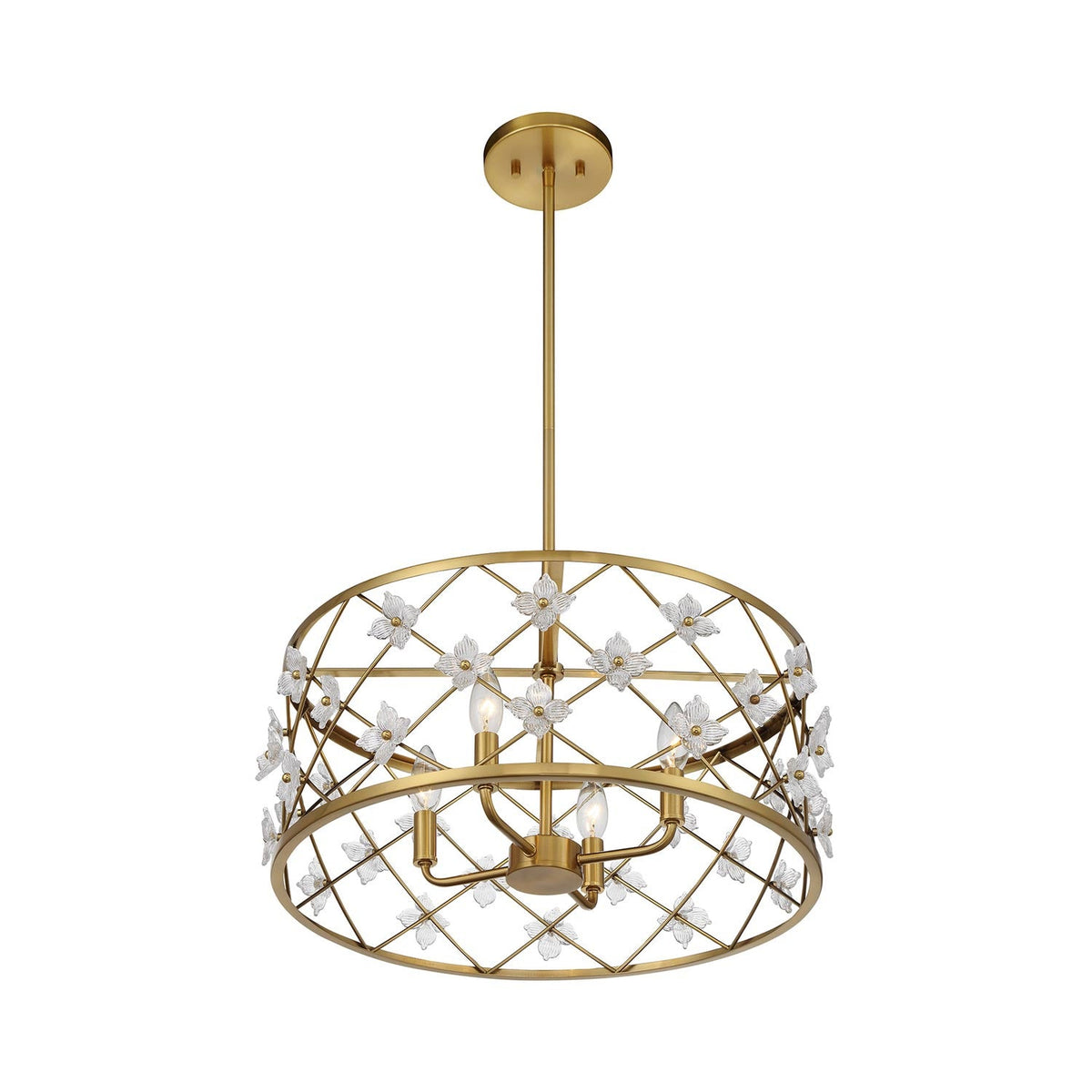 Bailey Convertible Semi Flush Mount Ceiling Light in Detail.