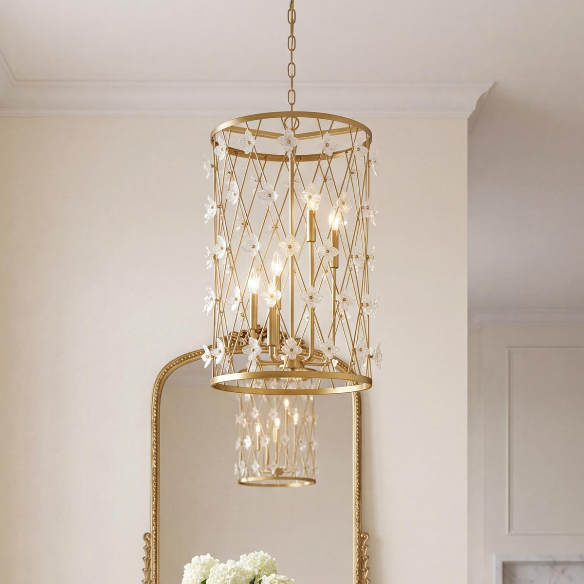Bailey Pendant Light in living room.