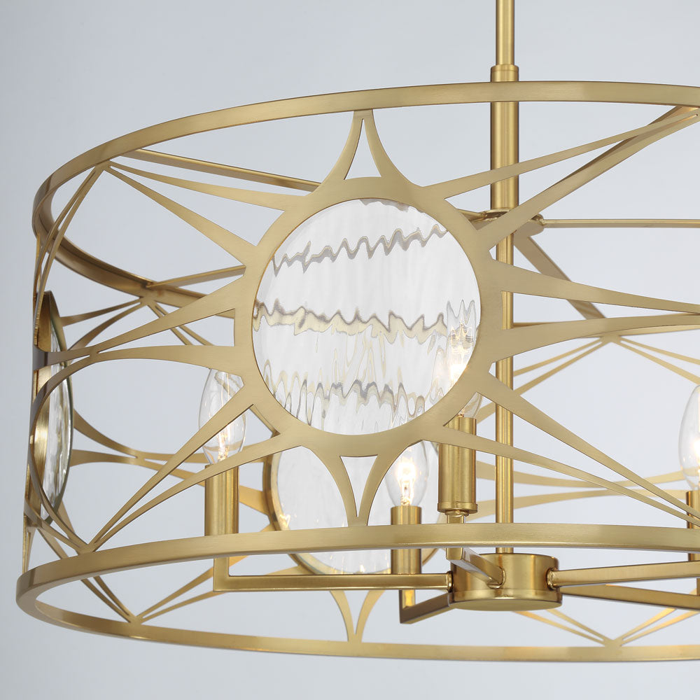 Balfour Convertible Semi Flush Mount Ceiling Light in Detail.