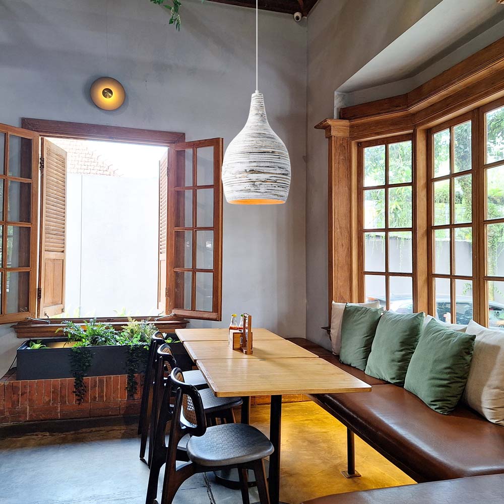 Balsam Pendant Light in restaurant.