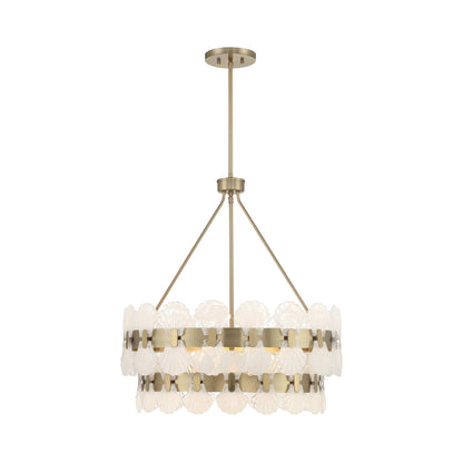 Bancroft Chandelier in Noble Brass (5-Light).