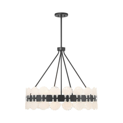 Bancroft Chandelier in Matte Black (6-Light).