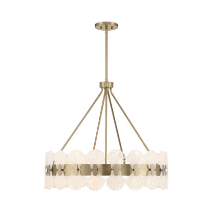 Bancroft Chandelier in Noble Brass (6-Light).
