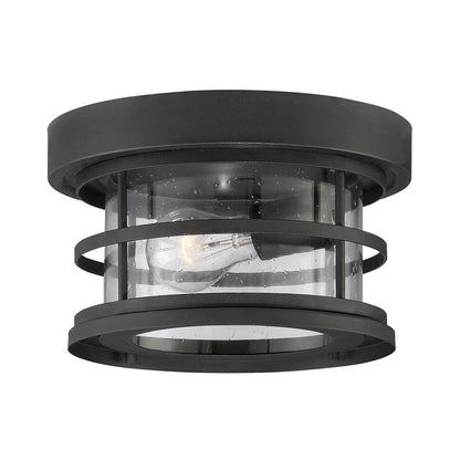 Barrett Outdoor Flush Mount Ceiling Light (1-Light).