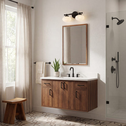 Barrow Bath Vanity Light in bathroom.