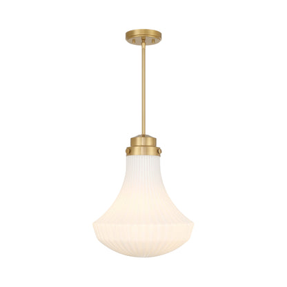 Bartlet Pendant Light in Warm Brass.