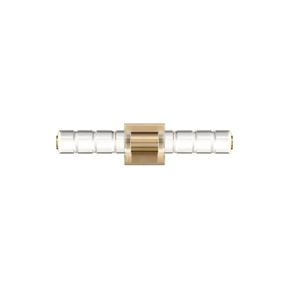Beale LED Bath Vanity Light in Noble Brass (18-Inch).