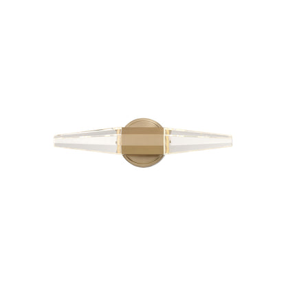 Beaumont LED Bath Vanity Light in Noble Brass (18-Inch).
