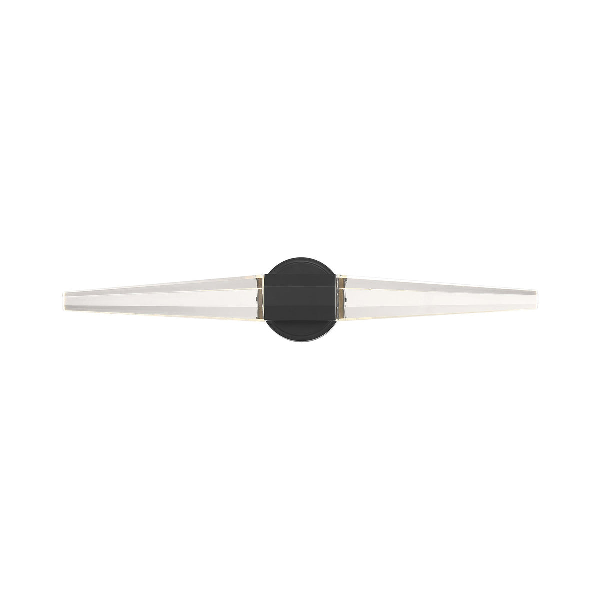 Beaumont LED Bath Vanity Light in Black Lustre (28-Inch).
