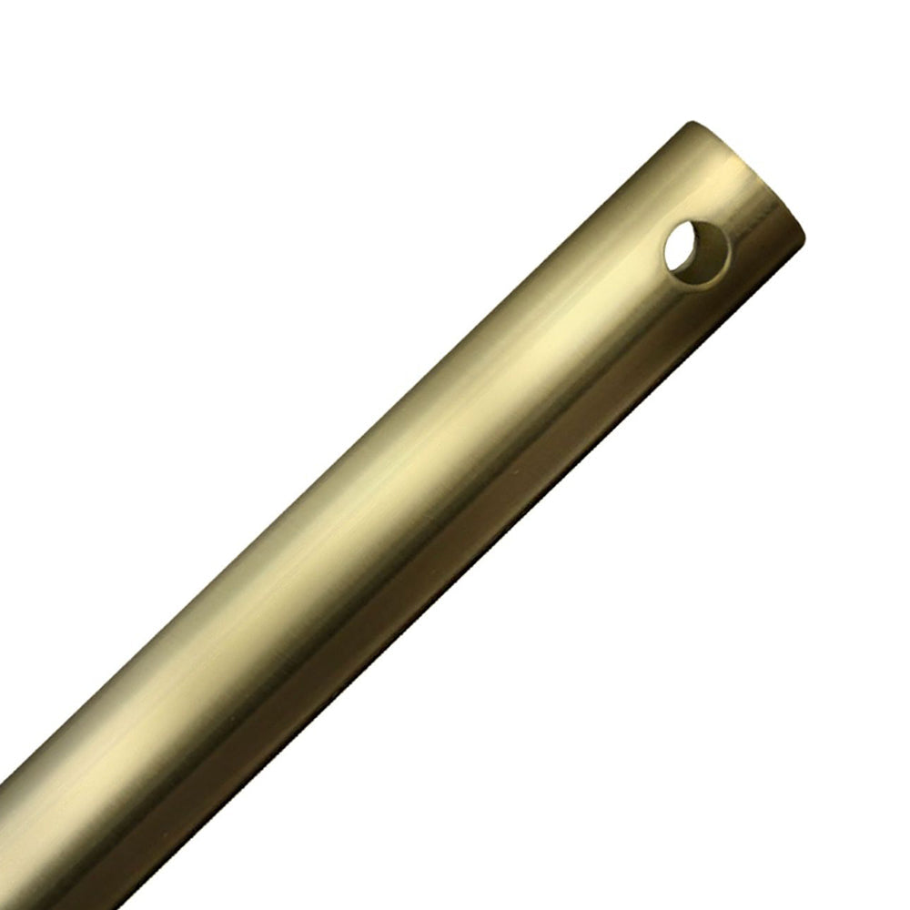 Savoy House Downrod in Estate Brass.