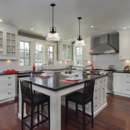 Garvey Pendant Light in living room.