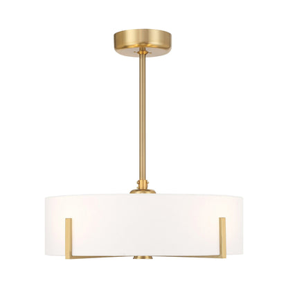 Mansell Fan D'Lier in Warm Brass.