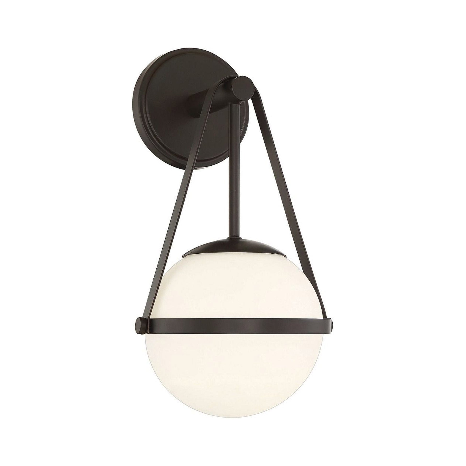 Polson Wall Light in Matte Black.