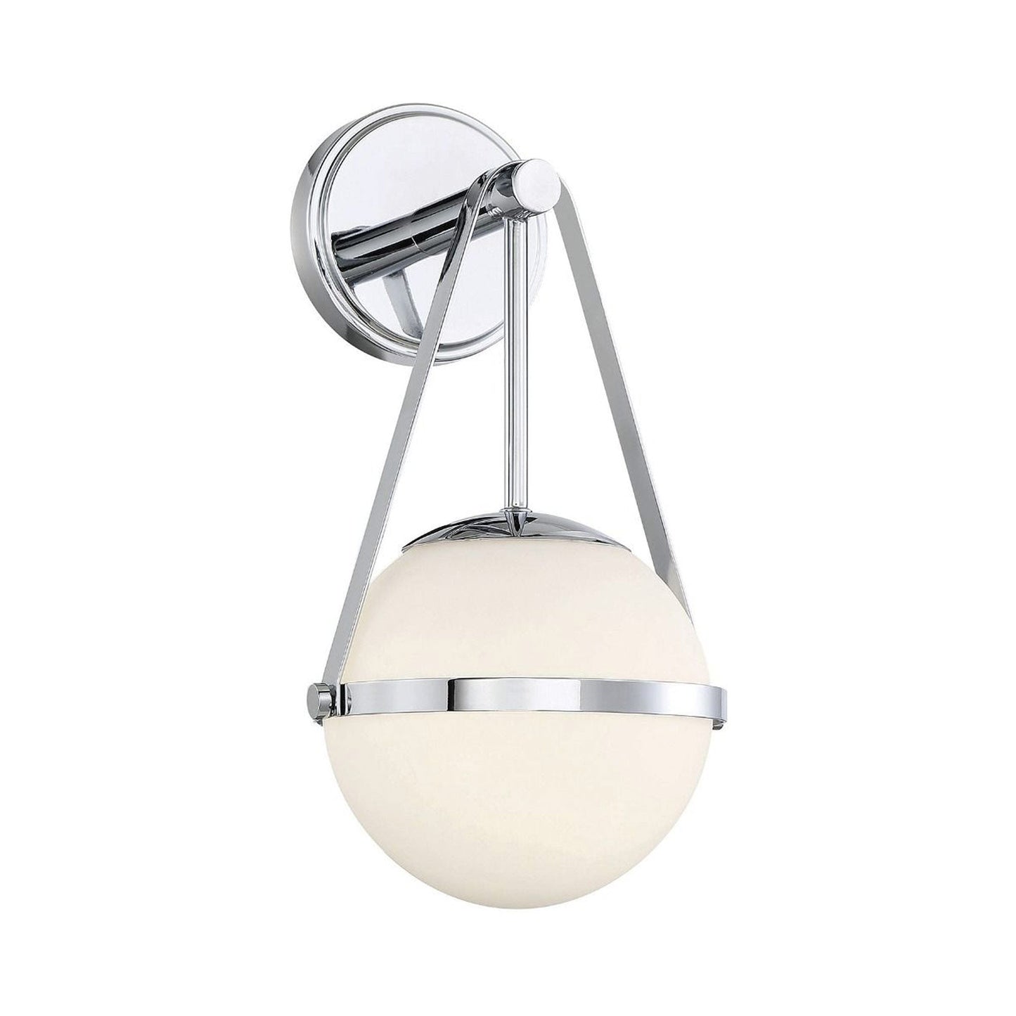 Polson Wall Light in Polished Chrome.