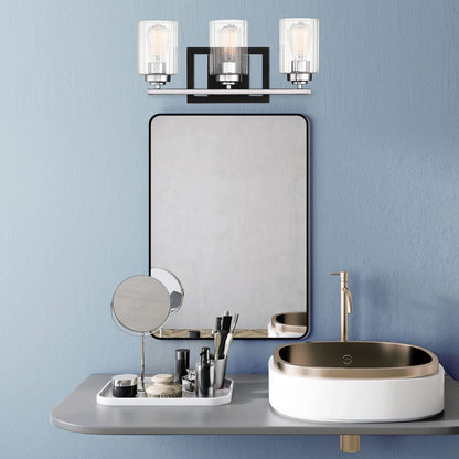 Redmond Vanity Wall Light in bathroom.