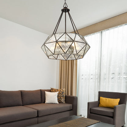 Tartan Pendant Light in living room.