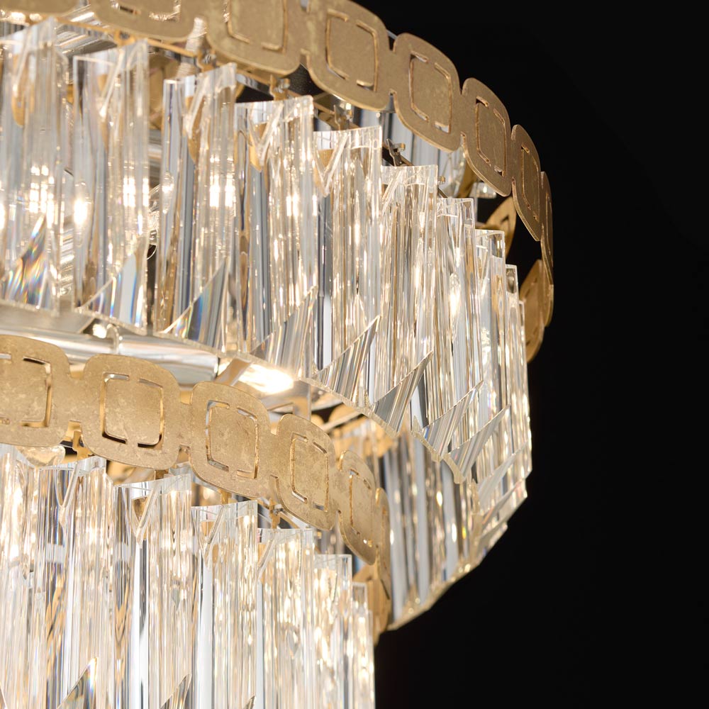 Alina Flush Mount Ceiling Light in Detail.