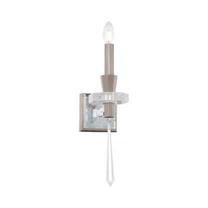 Amadeus Wall Light in Antique Silver.