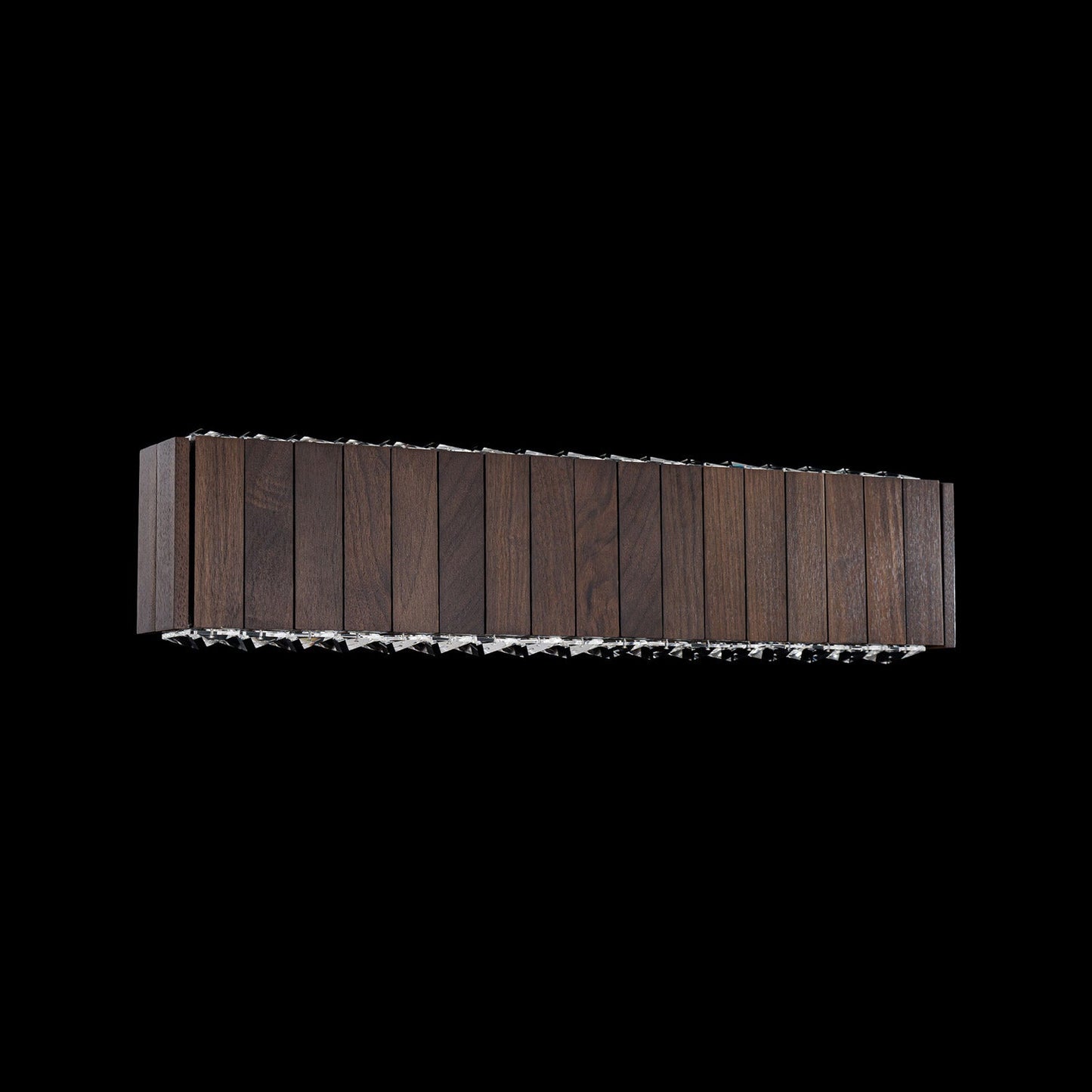 Andean LED Bath Vanity Light in Smokey Walnut (25.13-Inch).