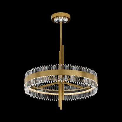 Annaberg LED Pendant Light in Heirloom Gold.
