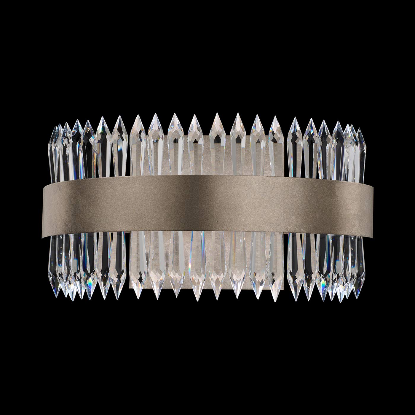 Annaberg LED Wall Light in Antique Silver.