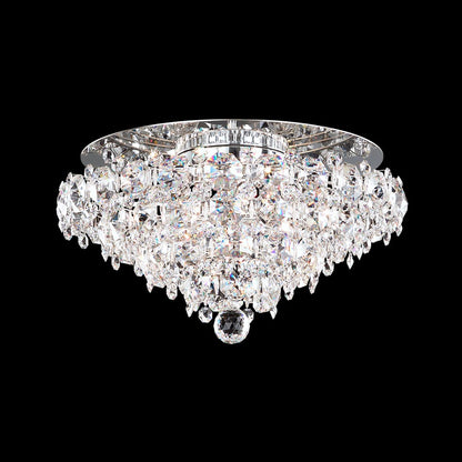 Baronet Flush Mount Ceiling Light (Clear Radiance Crystal/4-Light).