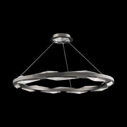 Bauble LED Pendant Light in Antique Nickel.