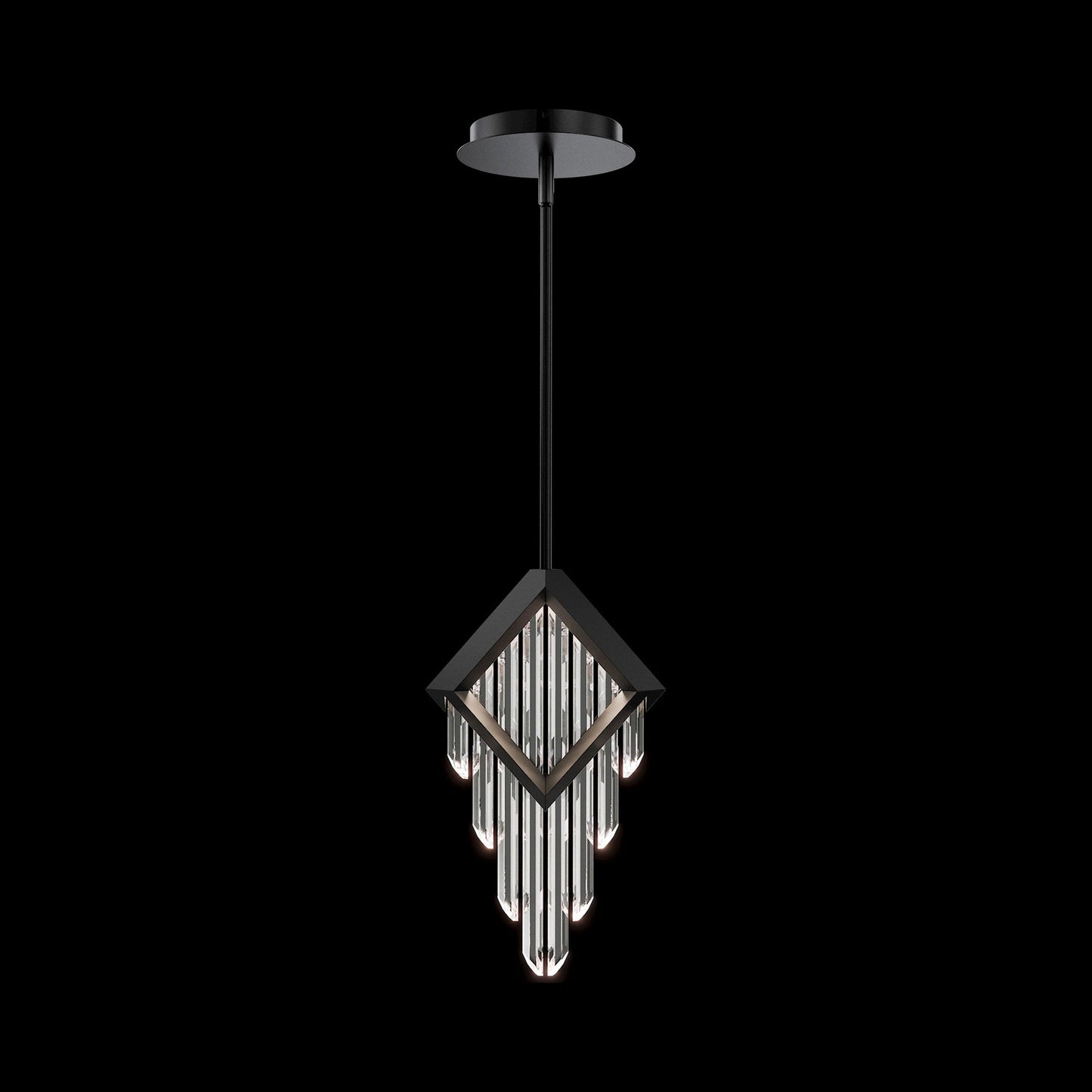 Behold LED Pendant Light in Black.