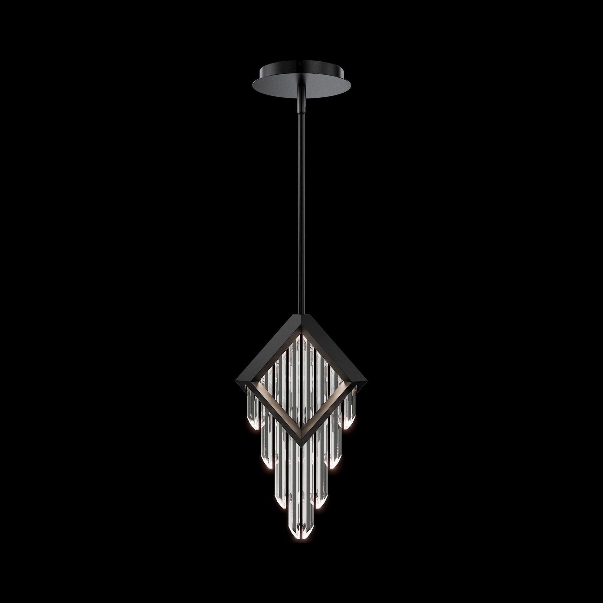 Behold LED Pendant Light in Black.