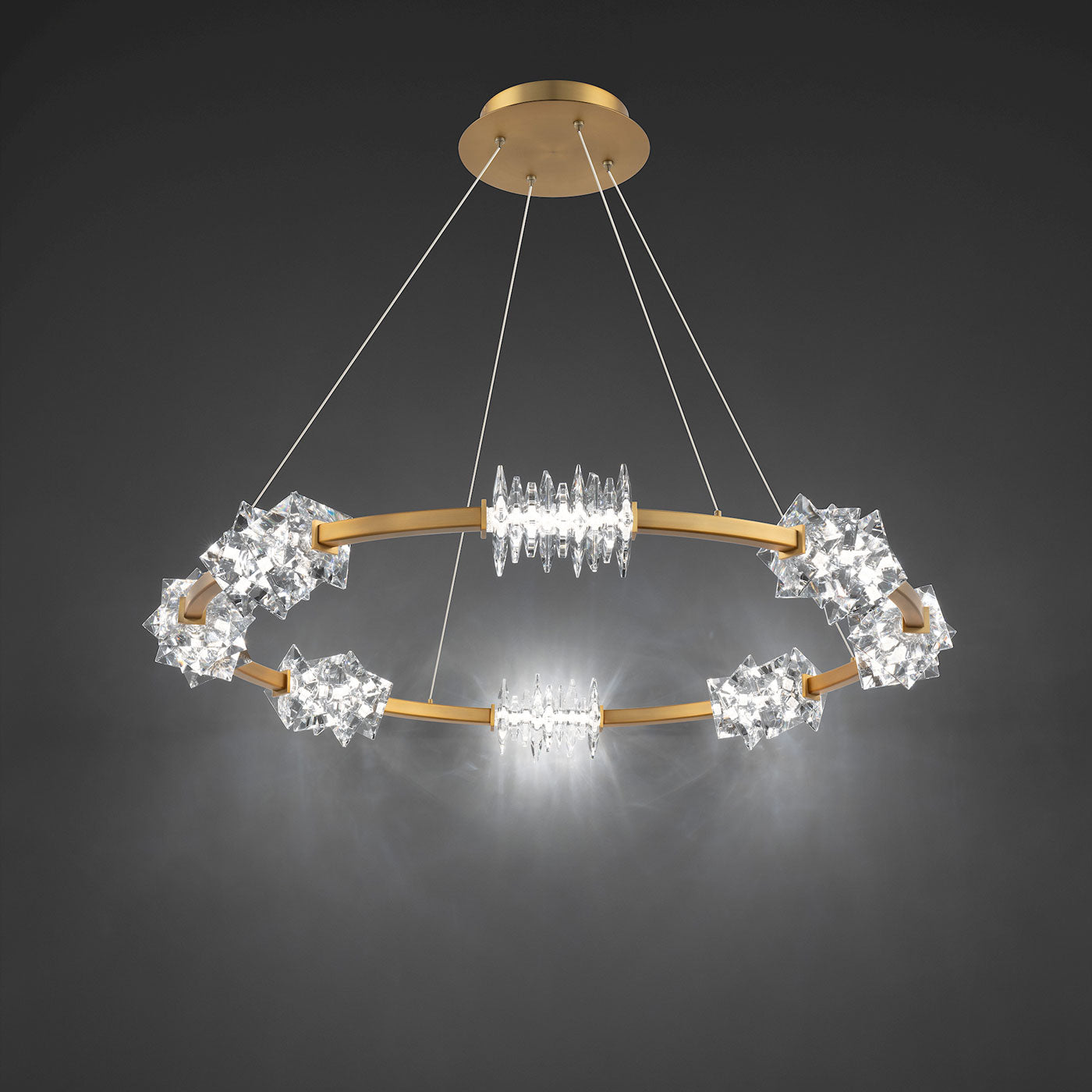 Bergy LED Chandelier in Detail.