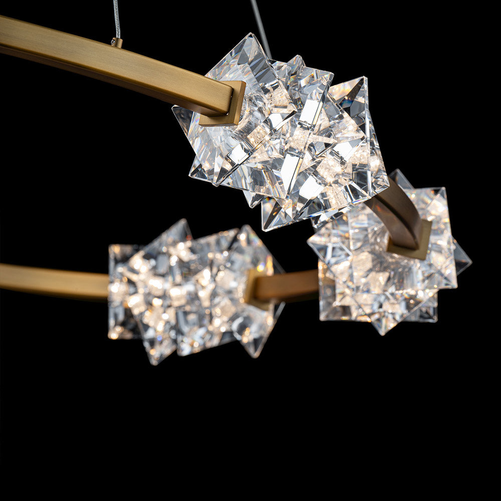 Bergy LED Chandelier in Detail.