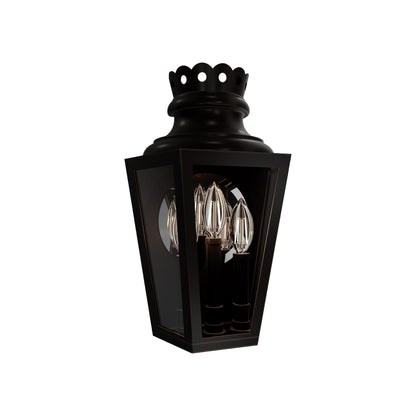 Betony Outdoor Wall Light in Oil Rubbed Bronze (16-Inch).