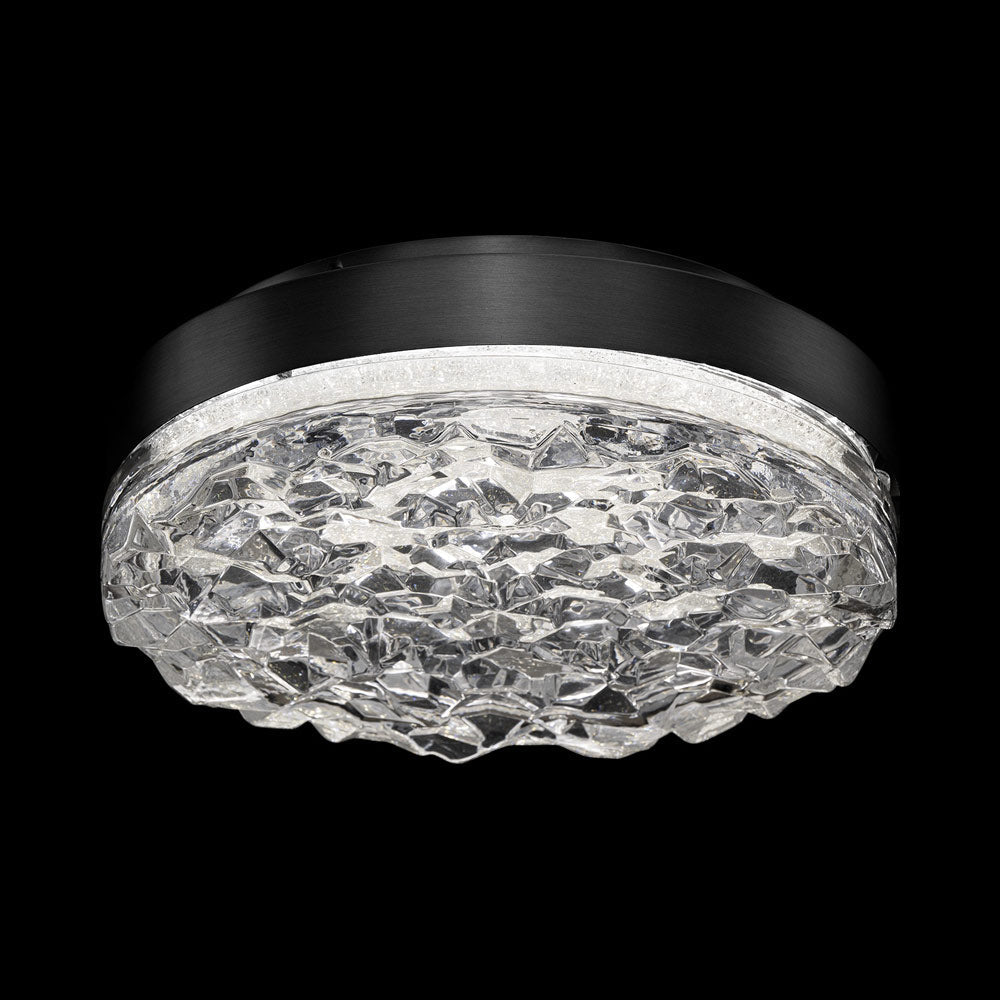 Bramble LED Flush Mount Ceiling Light in Black.