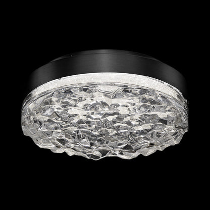 Bramble LED Flush Mount Ceiling Light in Black.