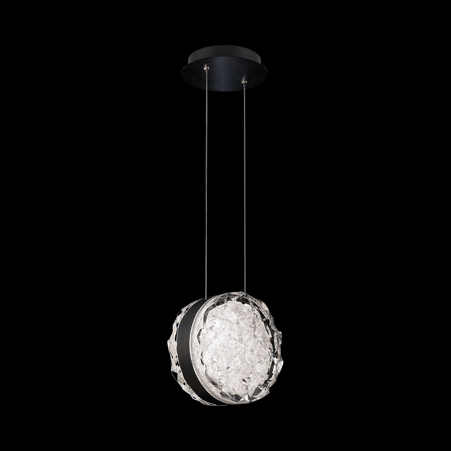 Bramble Mini LED Pendant Light in Black.