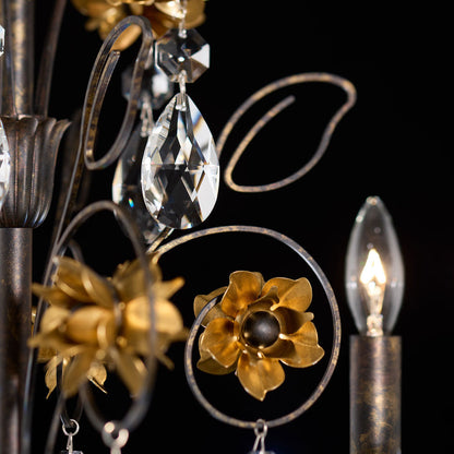 Camellia Chandelier in Detail.