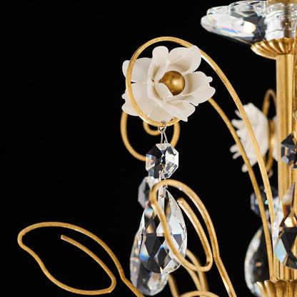 Camellia Chandelier in Detail.