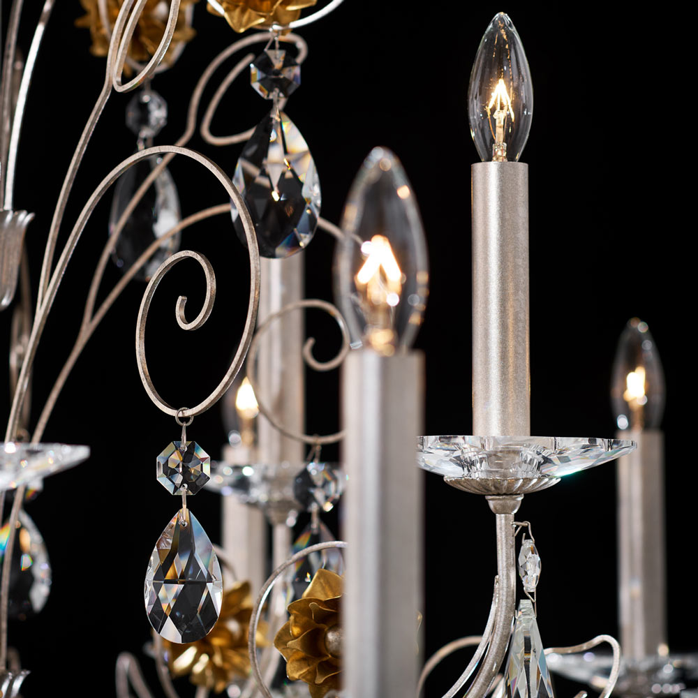 Camellia Chandelier in Detail.