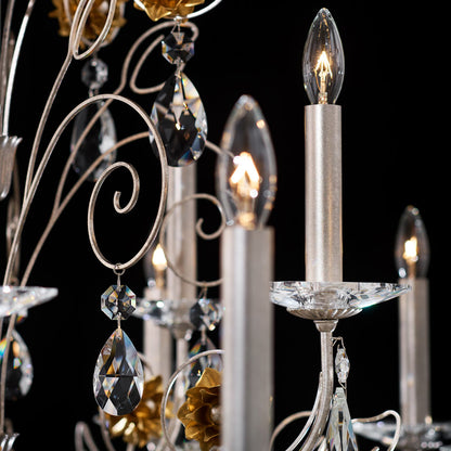 Camellia Chandelier in Detail.