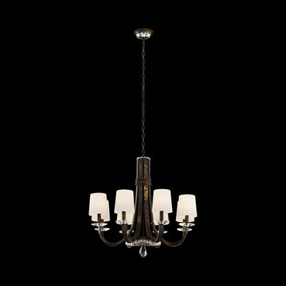 Catalena Chandelier in Heirloom Bronze/Glass (8-Light).