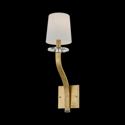 Catalena Wall Light in Heirloom Gold/Glass.
