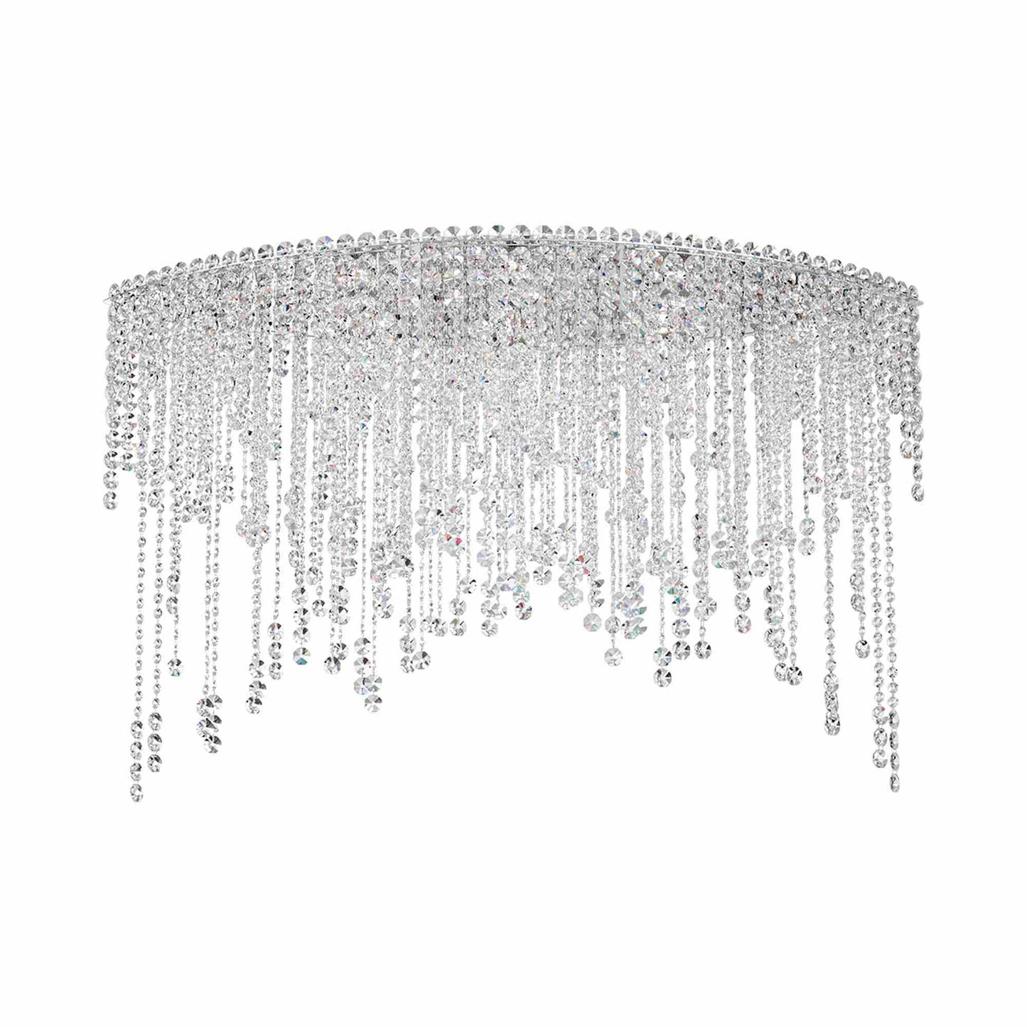 Chantant Flush Mount Ceiling Light (8-Light/27.5-Inch).