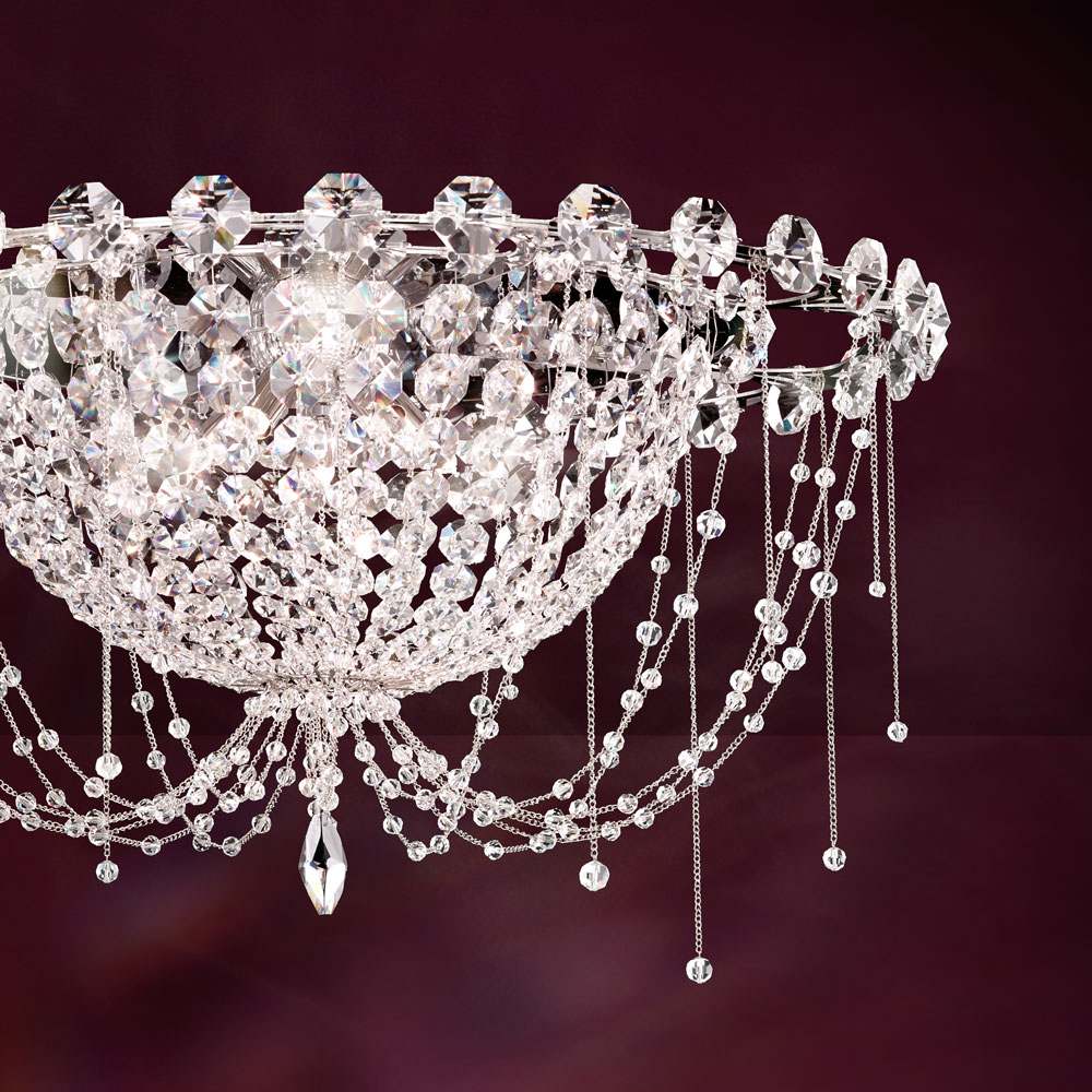 Chrysalita Flush Mount Ceiling Light in Detail.