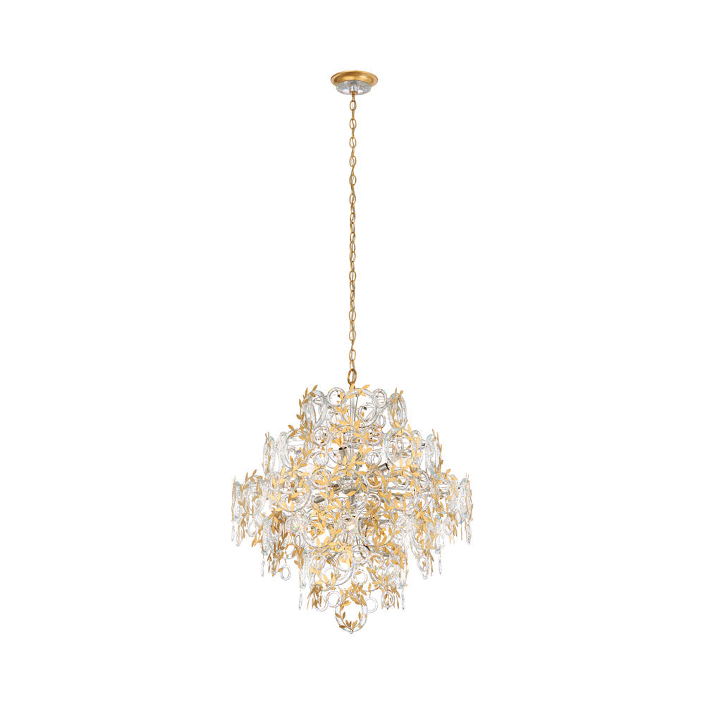 Concetta Chandelier in French Gold.