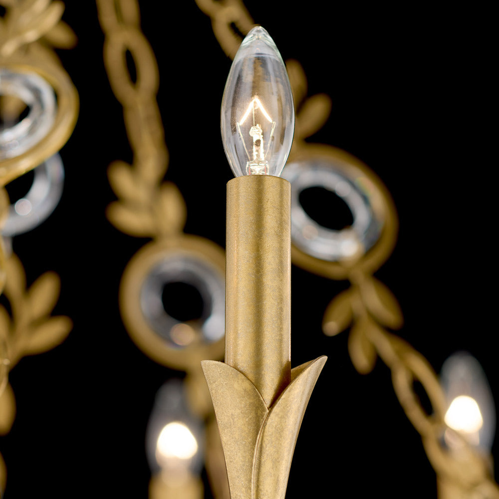 Concetta Ring Chandelier in Detail.