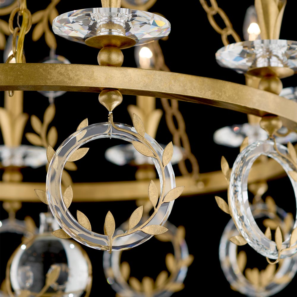 Concetta Ring Chandelier in Detail.