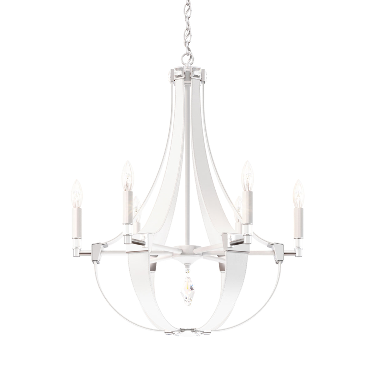 Crystal Empire Chandelier in Detail.